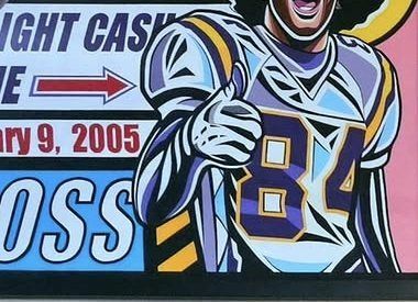Randy Moss: 84 · January 9, 2005